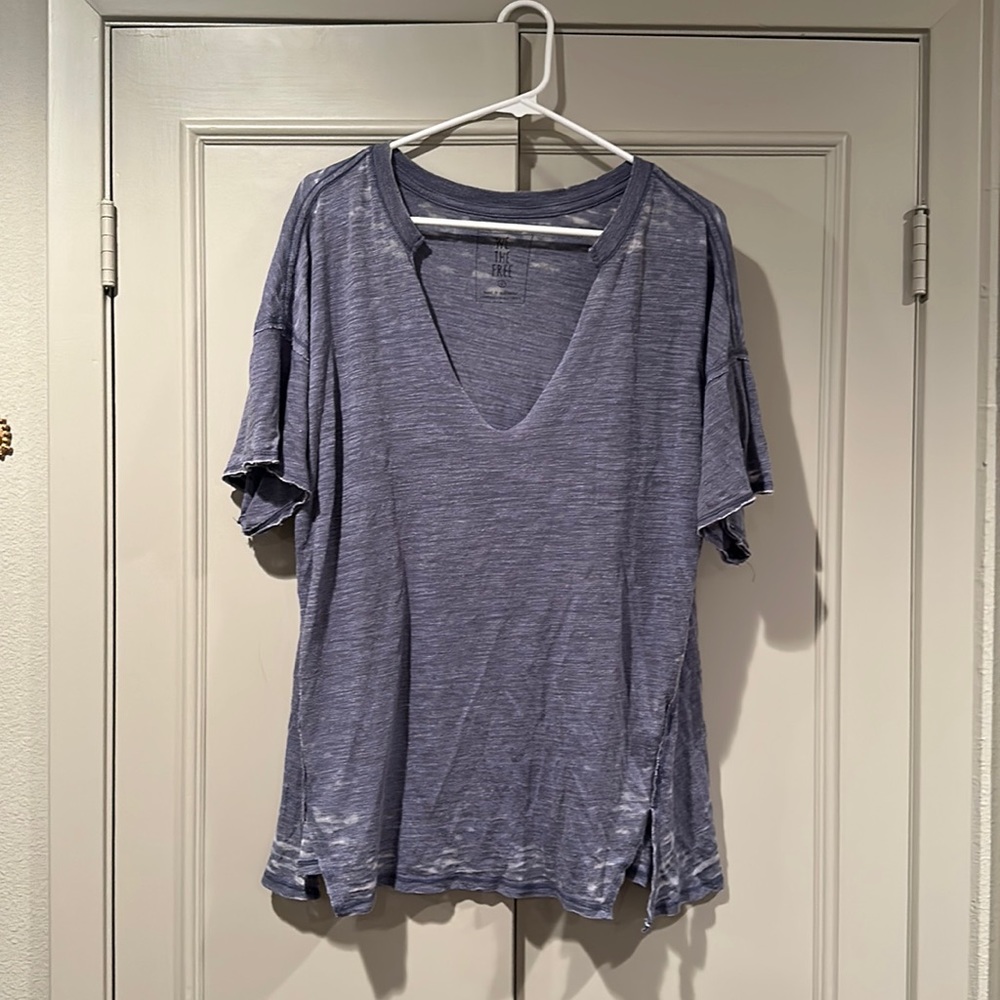 Size Small Blue Free People Tee